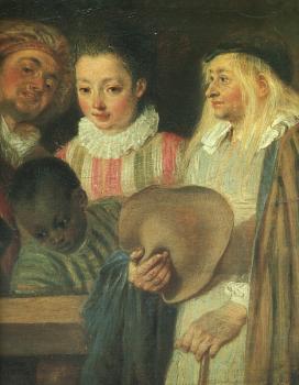 Jean-Antoine Watteau : Actors from a French Theatre